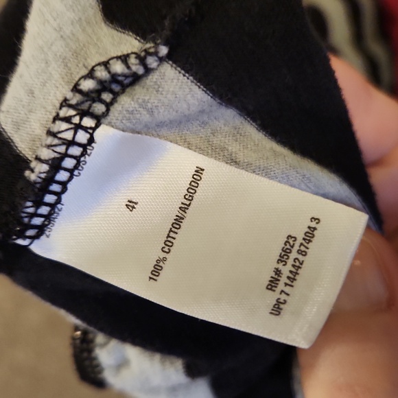 Girl's Carter's Long Sleeved Striped Shirt Size 4T - Picture 5 of 6